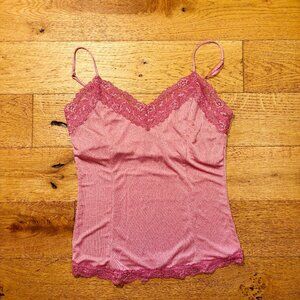 Victoria's Secret pink lace cami